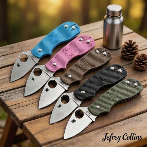Jefrey Collins Spider C154 Pocket Outdoor Camping, Portable Folding Knife, Non-Locked Mini Knife for Unpacking and Everyday Carry