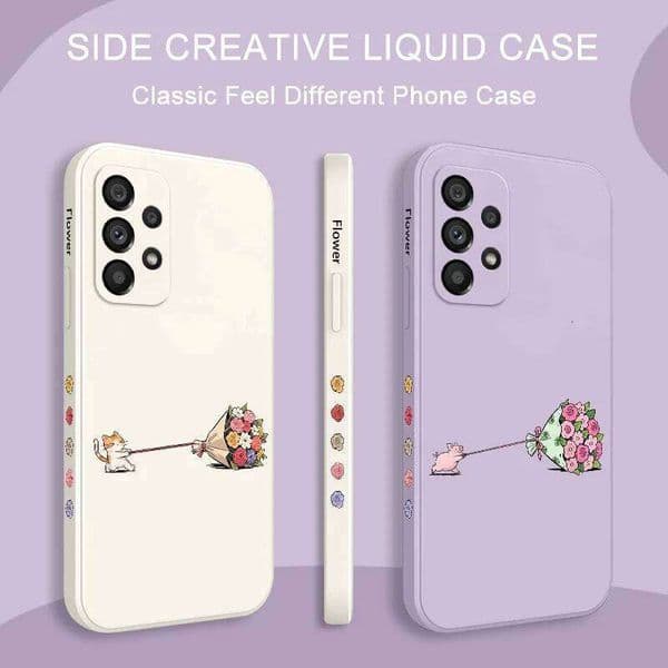 Love Bouquets Case For Samsung Galaxy A73 A53 A33 A23 A13 A03 A72 A52 A52S A32 A22 A12 A02 A02S A71 A51 A31 A21S 4G 5G Cover