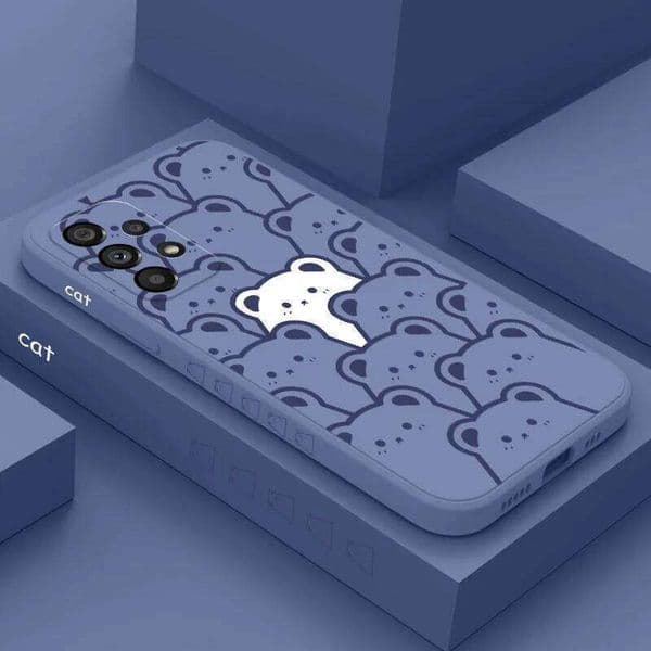 Stunned Bear Case For Samsung A54 A34 A24 A14 A73 A53 A33 A23 A13 A03 A03S A72 A52 A52S A32 A15 A25 A35 A55 A04 A22 A04S 4G 5G