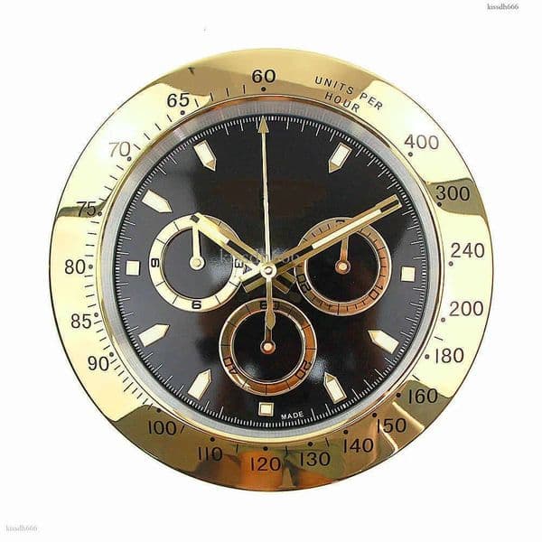 Wall clock, ultra quiet wall clock, metal modern large wall watch, home clock, date will work