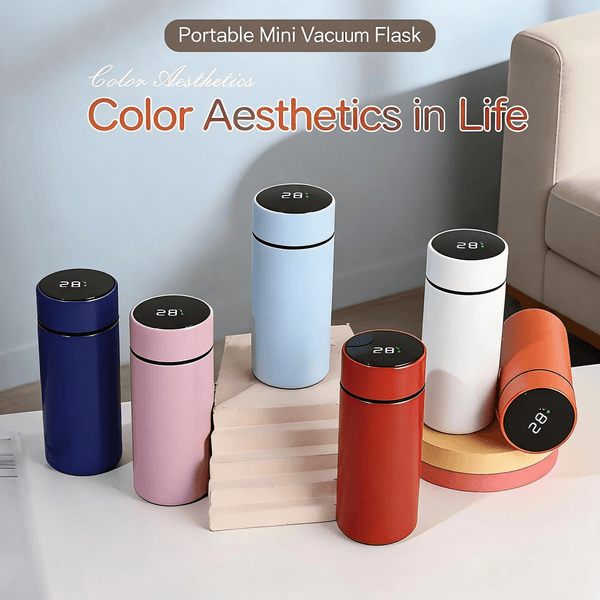 Bulk Wholesale 316 Stainless Steel Smart Bottle Custom Logo Temperature Display Free Shipping Premium Business Gift MOQ 50pcs