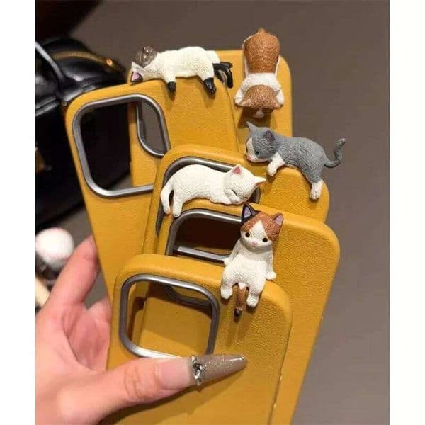 Case For Infinix Hot 30i 40i 50i 40 Play Smart 9 6 8 7 5 Plus Tecno Spark GO 10C 20C Pro Solid Color 3D DIY Doll Cat Cover