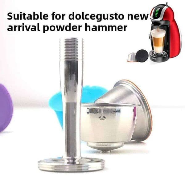 Be applicableDolceGustoDuoqukusi stainless steel new arrival coffee capsule hammer metal solid powder press