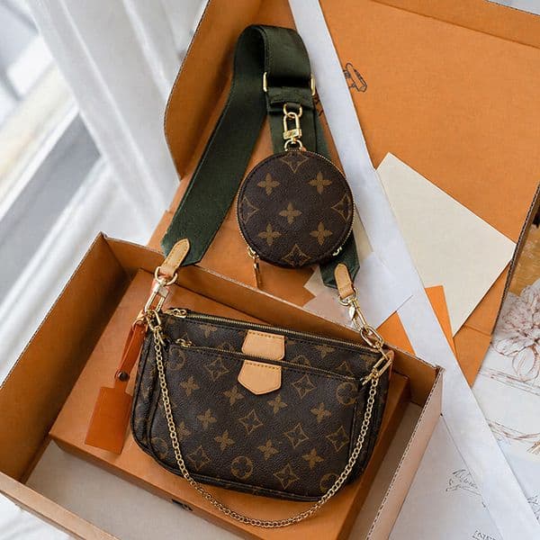 Designer Bag Luxury Bag Womens Shoulder Bag Crossbody Bag Neverful Bag Tote Bag Multi Pochette Accessoires Brown Five In One Chic Handbag For Ladies luxury bag 001