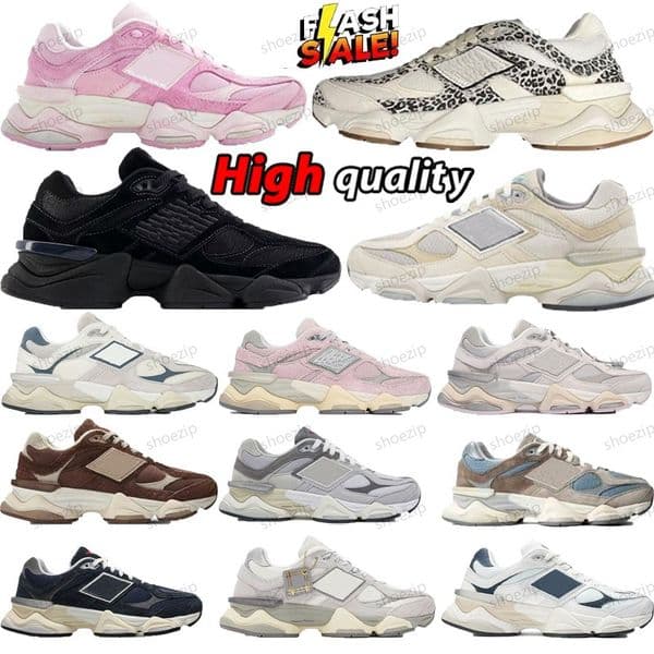 9060 Running Shoes Designer Sneakers Outdoor Hiking-Resistant Leisure Training Shoes Men Women Leopard Black Pink Beige Daily Life Casual Shoes Size 36-45