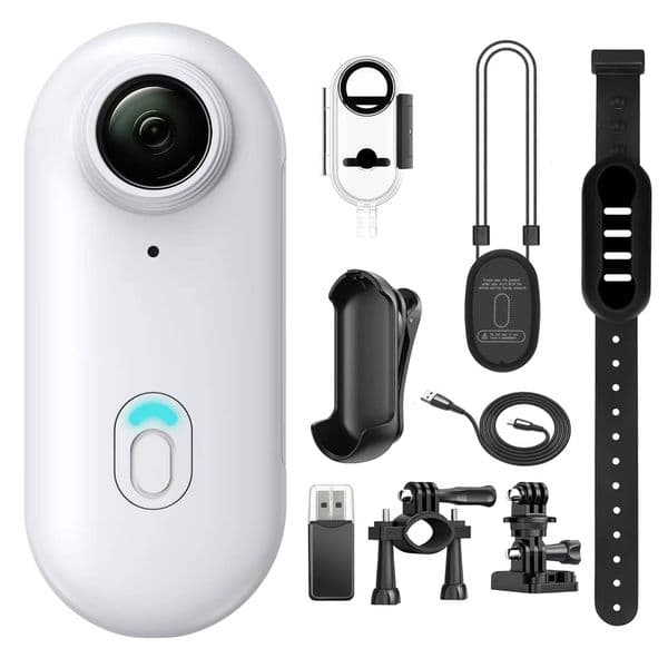 Wifi Sports 4K Thumb Pocket Action Stream Mini Body Camera Black