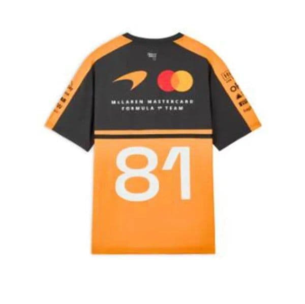 customized factory direct sales with high quality Piastri style McLaren F1 2026 T-shirt team replica driver's suit short sleeved T-shirt Men's and Women's Styles