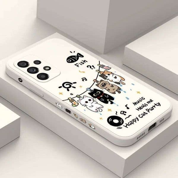 Dry The Kitten Case For Samsung Galaxy A73 A53 A33 A23 A13 A03 A72 A52 A52S A32 A22 A12 A02 A02S A71 A51 A31 A21S 4G 5G Cover