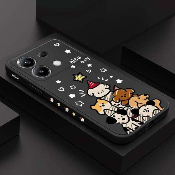 Cute Tree Dog Phone Case For Xiaomi Poco X7 X6 F6 M6 M5 M5S F5 X5 F4 X4 M4 F3 M3 X3 Pro 4G 5G GT Silicone Cover