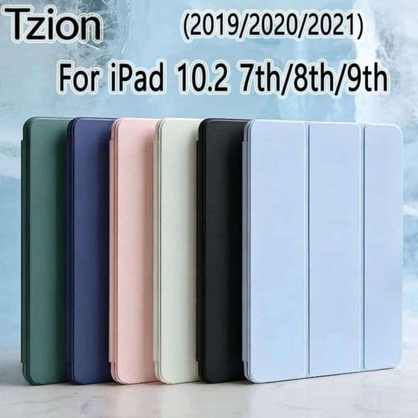 For iPad 10.2 2019/2020/2021 7th/8th/9th Generation PU Leather Flip Smart Cover Magnetic Stand Case with Auto Wake/Sleep W260602