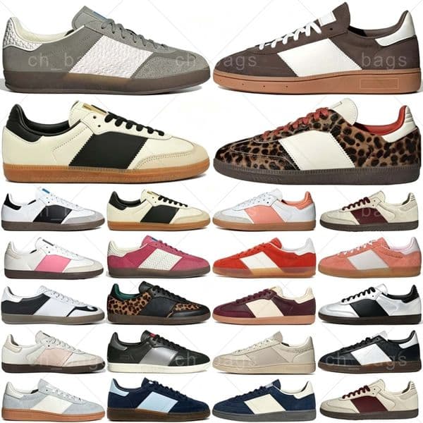 Indoor shoes Handball sneakers bad bunny trainers Preloved Red Leopard Cloud White Core black Earth Strata gum navy maroon gold Night pink women men 1122