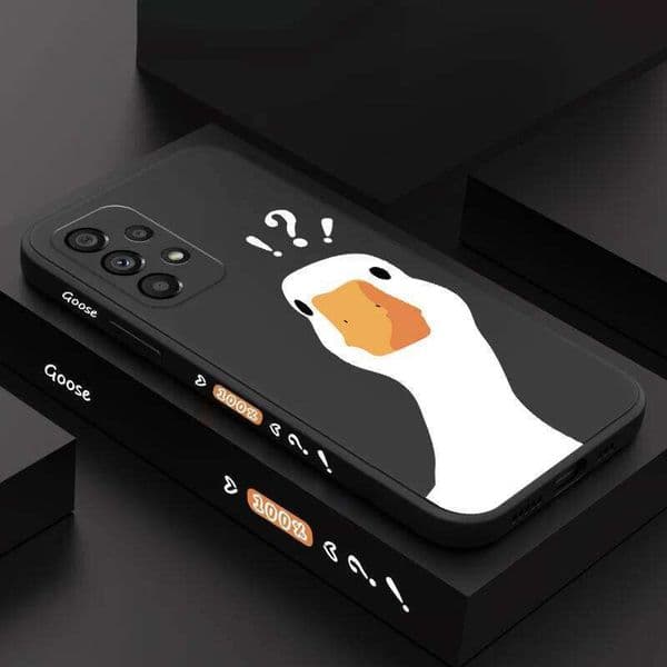 Doubtful Duck Phone Case For Samsung A56 A54 A36 A34 A26 A24 A17 A16 A07 A06 A73 A53 A33 A23 A13 A72 A52 A32 A22 A15 A25 A35 5G