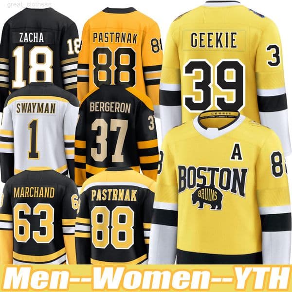 2026 Boston s Brui ns Stad ium Se ries J ersey 100th anni versary Stadi um Ser ies Jersey # 88 Pastrnak A # 63 March an d C #28 Li ndhol m # 1 Sway man #13