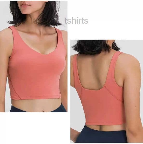 Tank Women Yoga Bra Shirts Sports Vest Fitness Tops Sexy Underwear Solid Color Lady Tops with Removable Cups Yoga Sports Bra Tanks