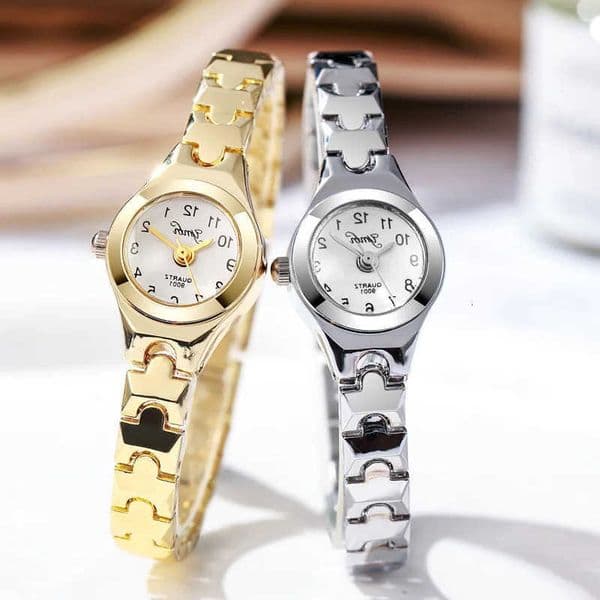 Brand Hot Sale Women Quartz Wristes Fashion Steel Strap Ladies Simple Luxury Gift Quartz L260603