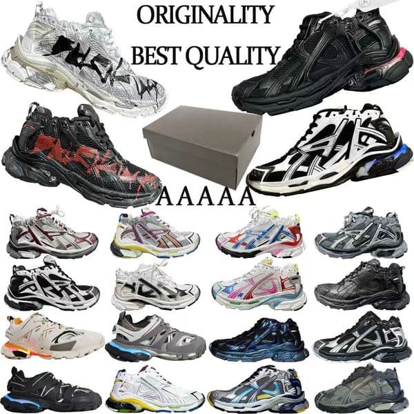 12A Mirror-quality dirty style runner led 7.0 7.5 track led 3.0 Designer led runner best-selling luxury sneaker brand men women trainers tennis shoes size 35-46 with box