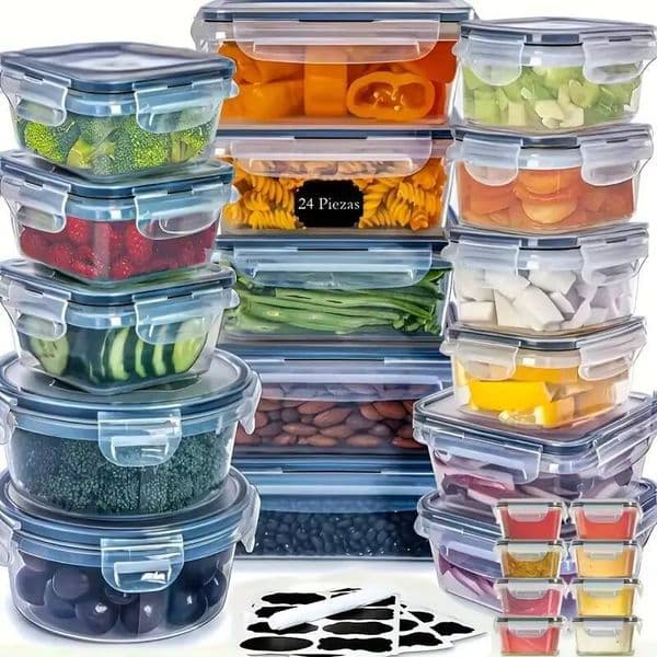 Plastic Sealed Box For Kitchen Refrigerator, Transparent Box, Bpa-Free Food Storage Container