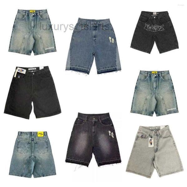 Mens Shorts Mens Jeans Men Denim Pants Short Streetwear Hip Hop High Street Casual Cargo Boy Designer