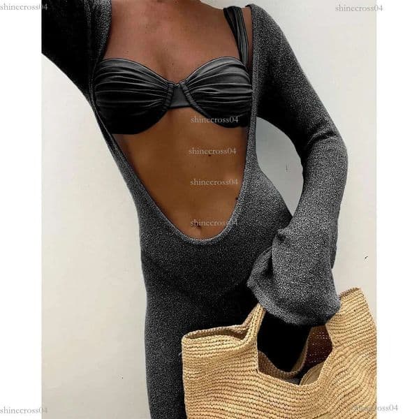 designer bikini Women's Swimwear Summer Beach Women Blue Bikinis 3pcs Set Fashion Cover Ups Bikini Set Beachwear Bathing bikini sets for women ac4