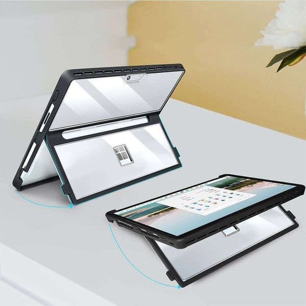 Protection Shell for Microsoft Surface Pro 11/10/9/8 13 Inch Compatible with Type Keyboard Protective Rugged Cover