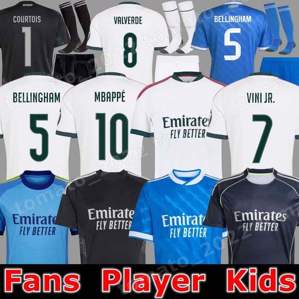 2026 2027 soccer jerseys 25 26 27 Real 4Th MadriDS football shirt TRENT Mbappe MASTANTUONO VALVERDE Fourth camiseta men kids uniforms VINI JR BELLINGHAM CARVAJAL