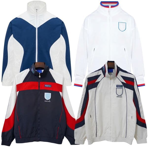 2026 1998 1999 ENGLAnDs windbreaker Track Jacket Tracksuits national team retro 98 99 Track Jacket vintage classic old training