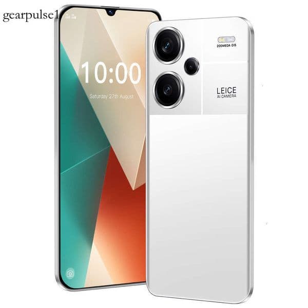 New Note13Pro+ Mobile Smart 7.3-inch Android Smartphone Camera Telephone HD Display Face Recognition 1TB