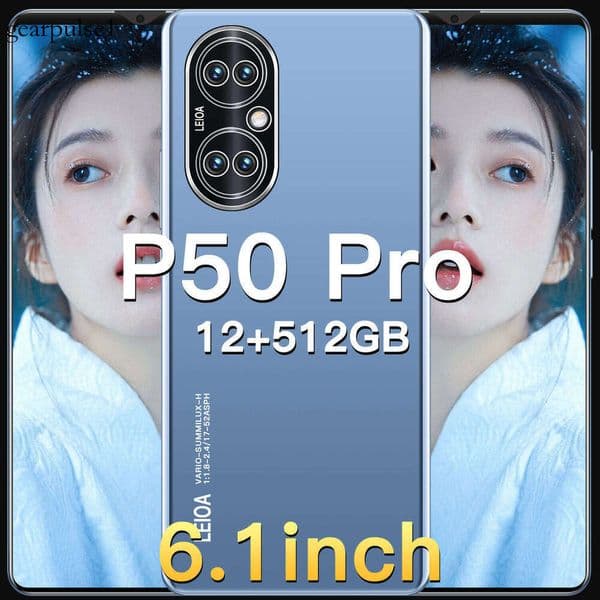 2025 Affordable P50 Pro Smart Phone: High-Quality Device Featuring an Impressive 6.1-Inch Screen Available at