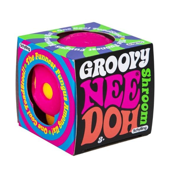 Mushroom NeeDoh Decompression Ball Fuzz Ball Toy Squeeze Rebound TPR Silicone Ball
