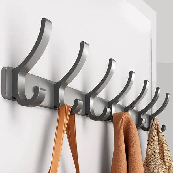 no drill Door Behind Wall Hanging Clothes Coat Hook Punch-free Hanger Bedroom Organizer Storage Kitchen Acce ddmynov