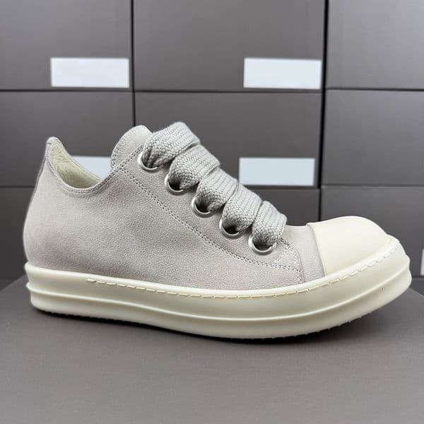 Free Shipping Designer Jumbolace Thick Rope Ricklis High Top Sneakers Boots Men Women Genuine Leather Canvas Casual Daily Walking Trainers 1124