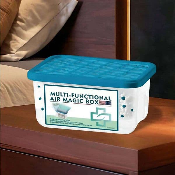 Purifier 230g Air Freshener Odor Control Dust Removal Box for Bedroom Bathroom Kitchen Home Apartment Office