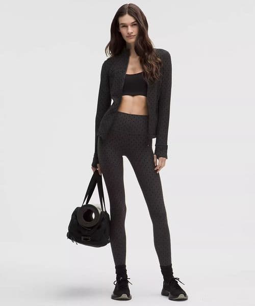 2026 Summer Autum Women's Skinny Pants Polk Dot Print Yoga Sport Long Woman's Capris LUNWP26001