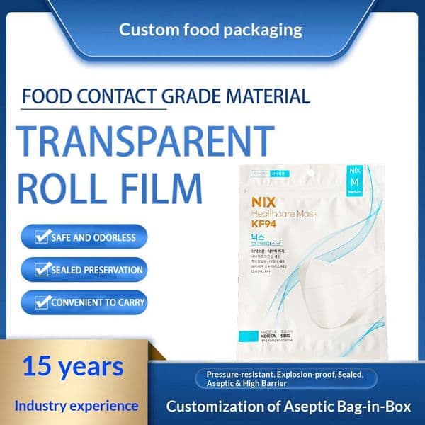 Professional custom-made transparent zipper bags