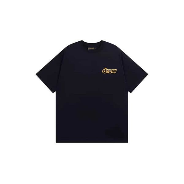 With All Complete Three Labels Daisy Star And Letter Print Pure Cotton Crew Neck Short-sleeve T-shirt Unisex