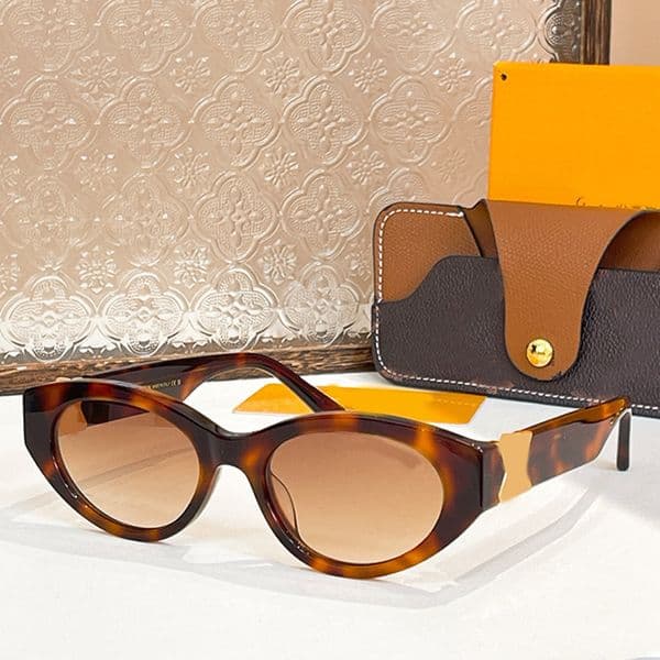Z1867 Hot selling womens classic oval sunglasses fashionable luxury acetate frame oval glasses mens womans outdoor leisure travel sunglasses
