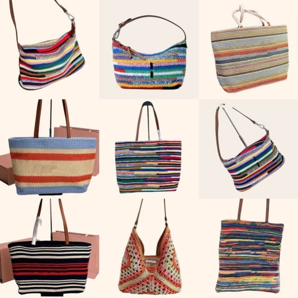 High Quality Designer Beach Bag Crochet Classic Shopping Handbags Women Palin With Letters Handbag Large Capacity Ladies Luxury Tote Bag xb1008