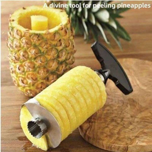 1pc Peeler, Puller, Pineapple Knife Slicer Cutter, Kitchen Gadgets, Stainless Steel Fruit Core Separator