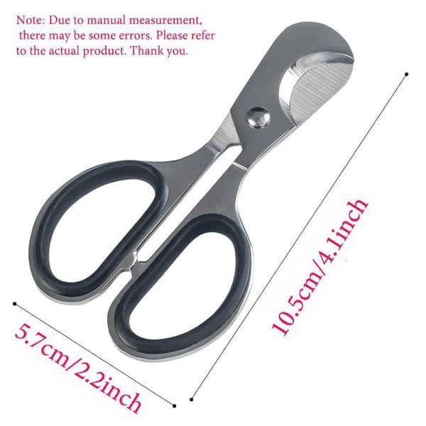 Portable Stainless Steel Sharp Double Blade Cigar Scissors Pill scissors Medicinal Tool Cigar Scissors Cigar Accessories J260604