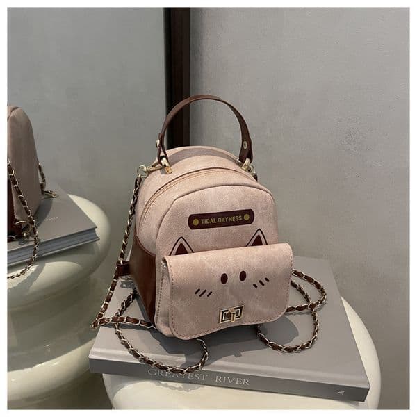 Wtomen's New Super Popular High-End Exquisite Daily Small Backpack Stylish Versatile Korean Cute Double Shoulder Bag designer bag Light and Agile