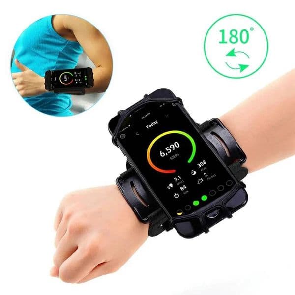 bestseller New Phone Holder 360°Rotatable Universal Sports Wristband Smartphone Running Armband for Hiking Biking Walking