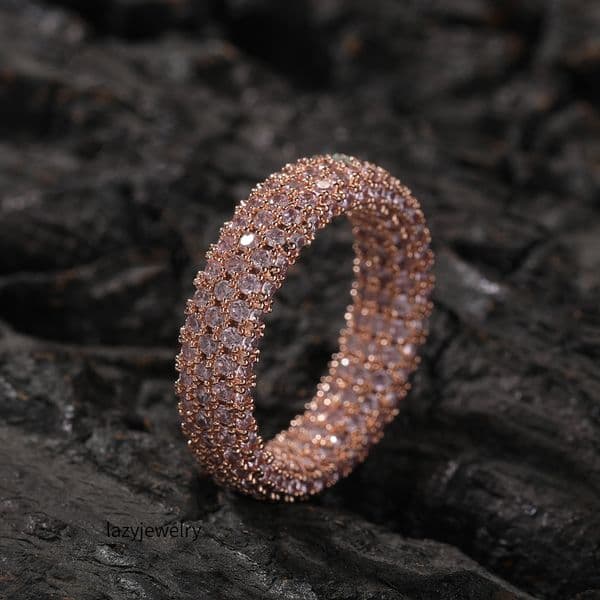 Hip Hop jewelry full diamond simple ring VVS Moisanite ring for rock rappers men and women jewelry senior sense through GRA test