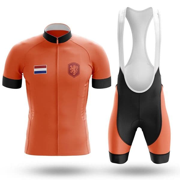 2026 Netherlands National Cycling Team Jersey Bike Shorts Bib Set Ropa Ciclismo MenS MTB Shirt Summer Pro Bicycling Maillot Bottom Clothing