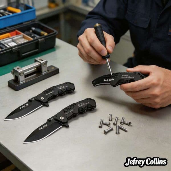 Jefrey Collins Mini Outdoor Pocket Camping Multi-Function 217 Model Tool Knife Sharp High Hardness Folding