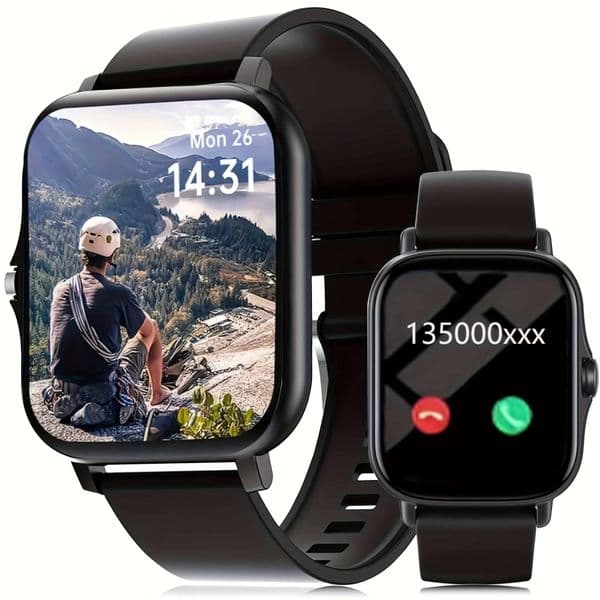Introducing New Multifunctional Smartwatch, Equipped With A 1.83Inch Full Touch Screen, Built-In Microphone And Speaker
