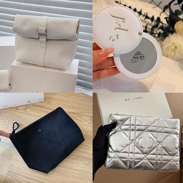 Designer Makeup Bag Cosmetic Beaute Case Handbag Makeup Organizer Box Storage Bag & Mirror Special Link