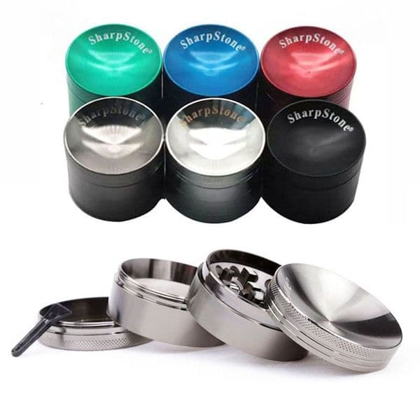 40mm mini cheap ZIcn alloy Brand Concove Newest SharpStone tobacco Grinder metal Sharp Stone smoking dry herb grinders