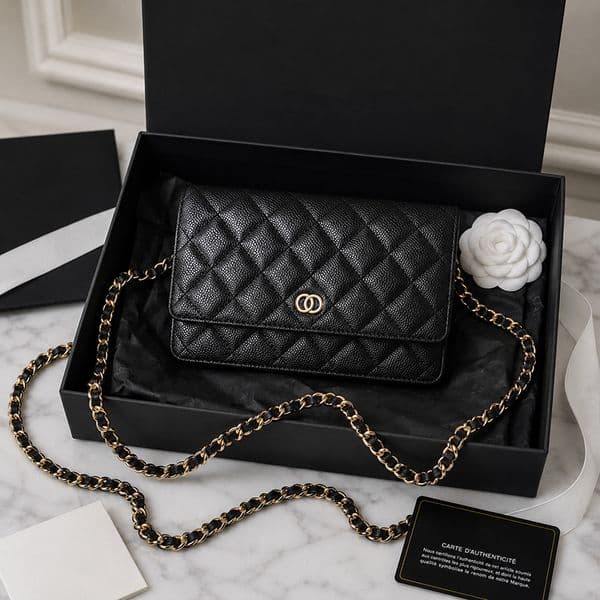 Designer Bag Luxury Bag Classic Caviar Shoulder Bag Elegant Crossbody Bag Premium Genuine Cowhide Handbag Famous Style Woc Fortune Bag Cosmetic Purse Card Holder 01