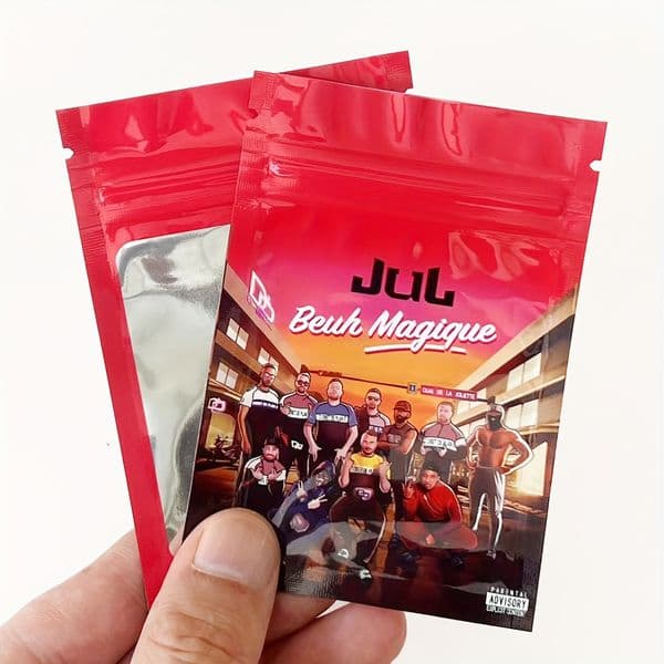 100pcs/lot 7x10cm Reusable Clear Mylar Bags with Zip Locks - Smell Proof, Heat Sealable, Food Storage Pouches, Plastic Packaging Bags for Candy, Gummy