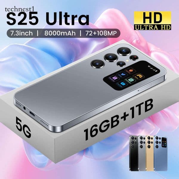 S25 Ultra Phone 2025 16+1T Cheap Android Smartphone OZON Generation